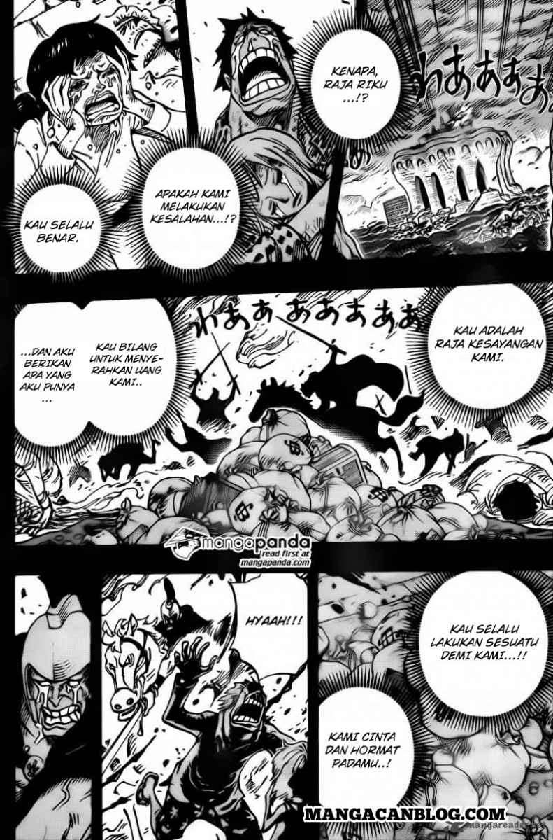 One Piece Chapter 728 page 8