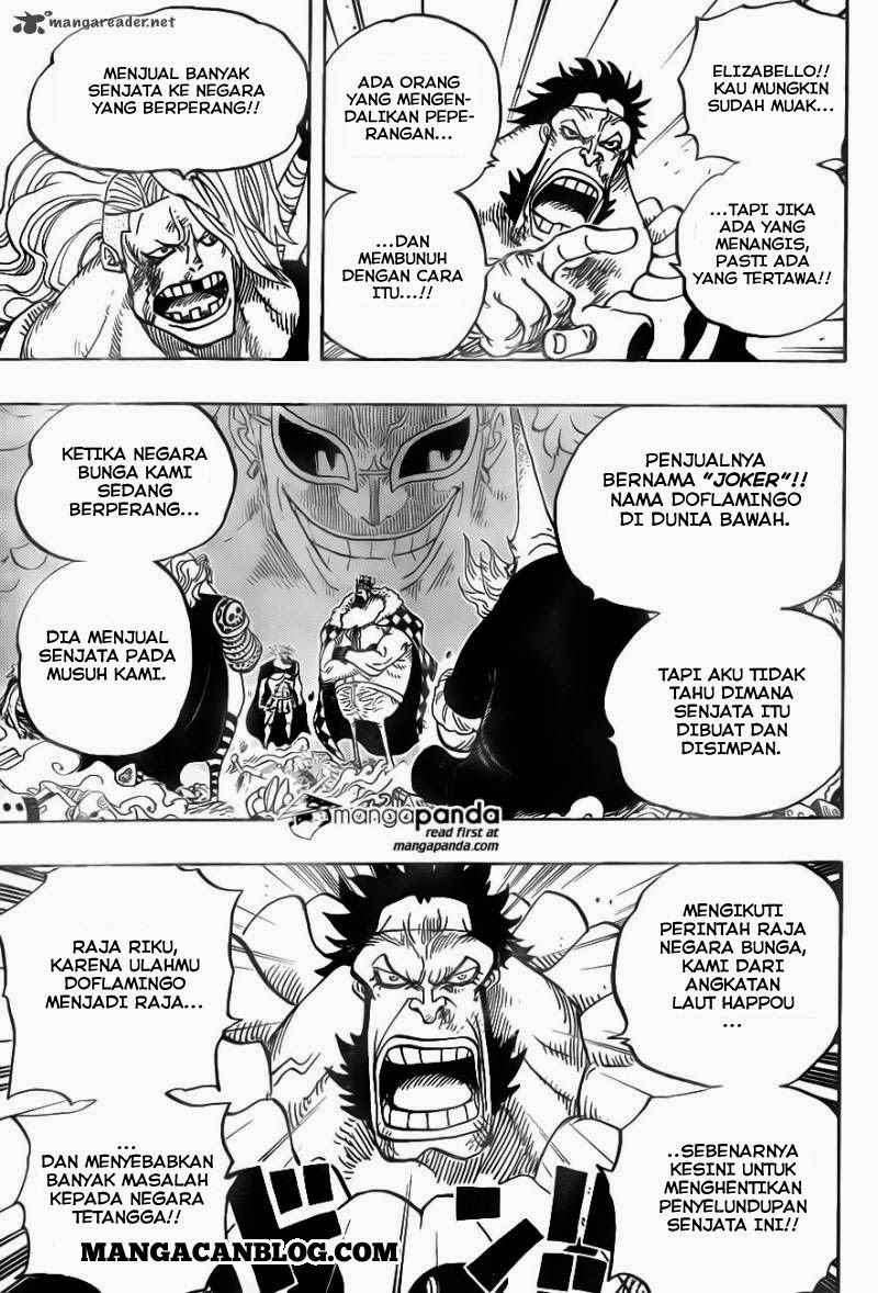One Piece Chapter 726 page 8