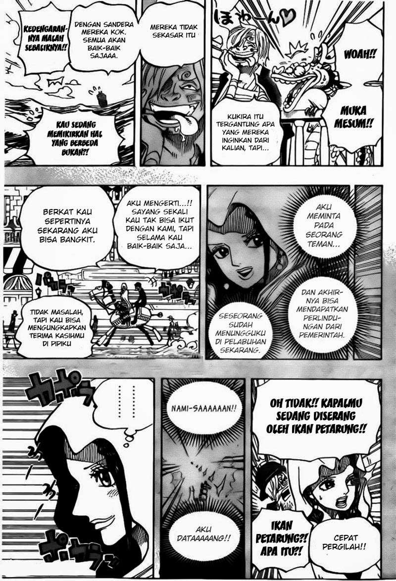 One Piece Chapter 725 page 10