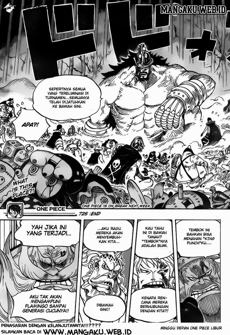 One Piece Chapter 725 page 20