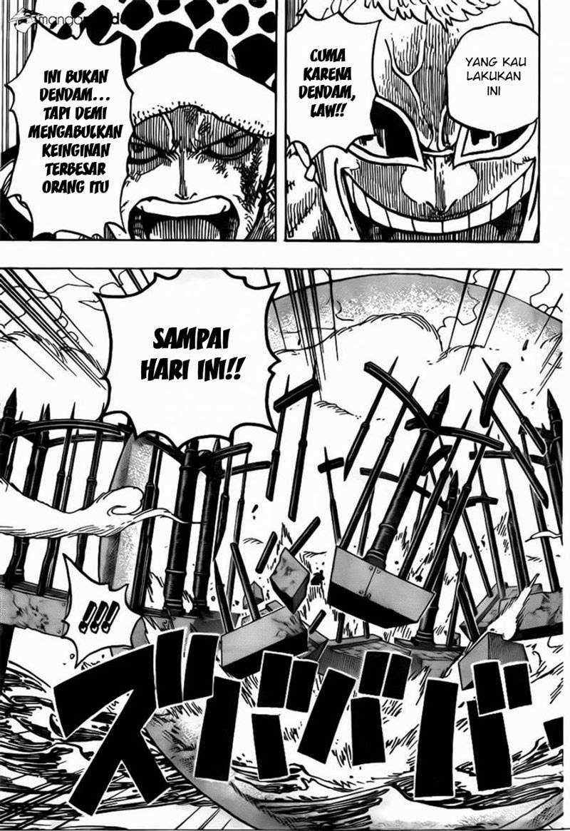 One Piece Chapter 725 page 6