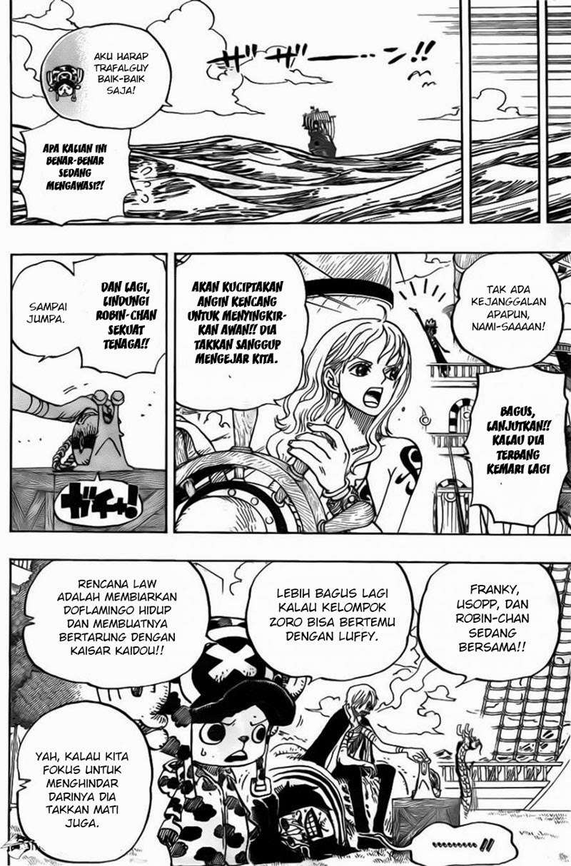 One Piece Chapter 725 page 7