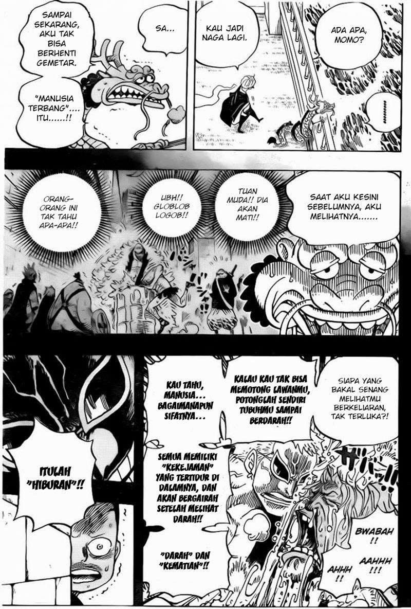 One Piece Chapter 725 page 8