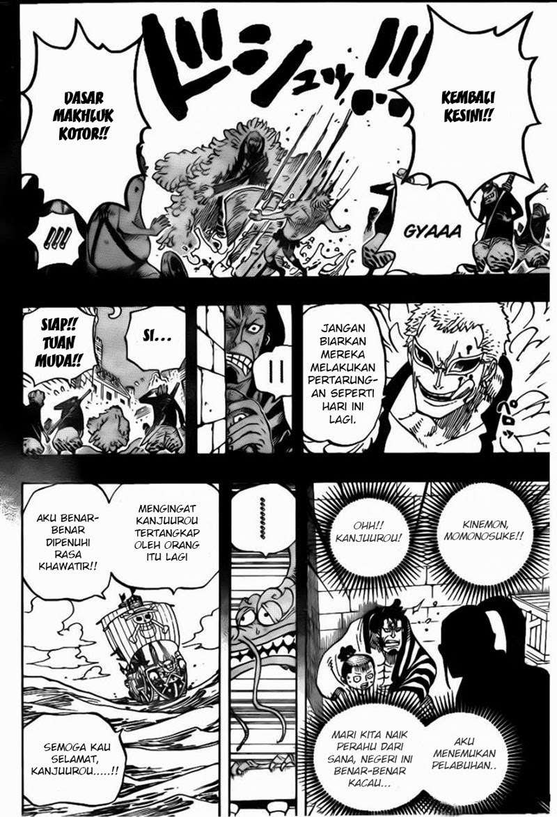 One Piece Chapter 725 page 9