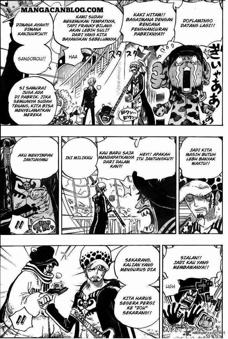 One Piece Chapter 724 page 12