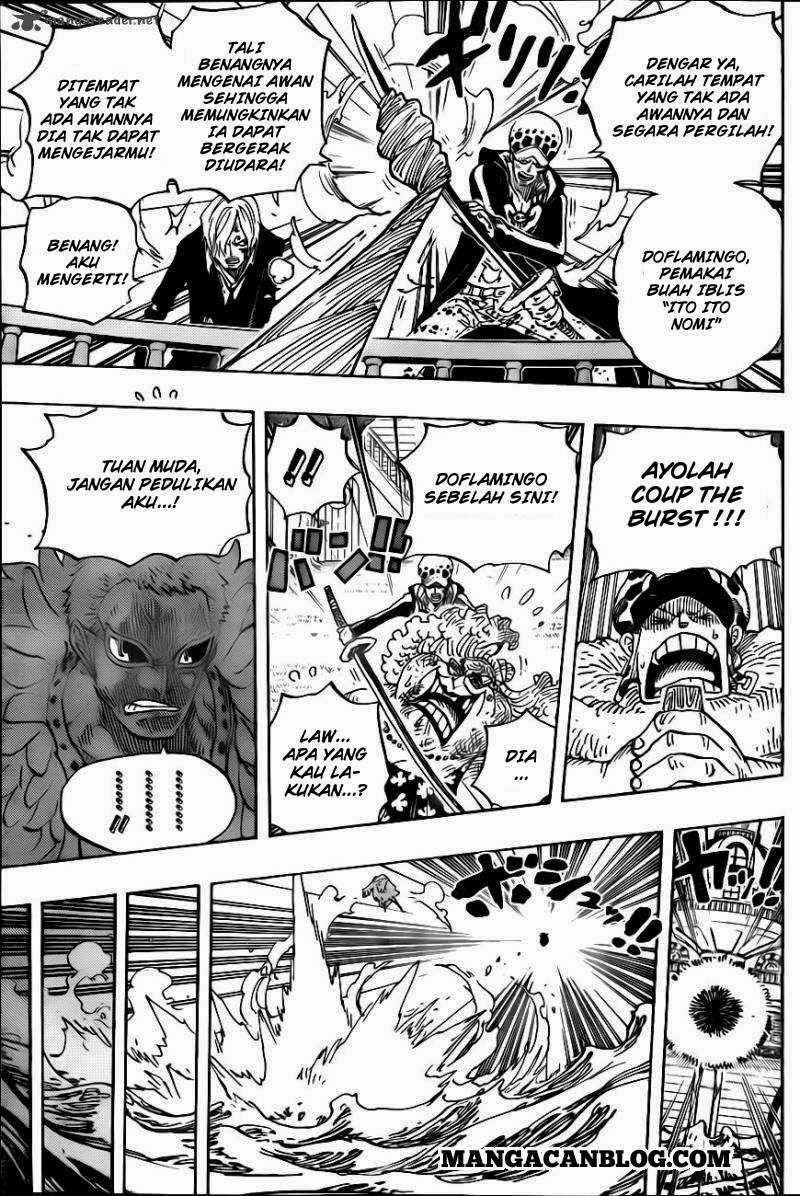One Piece Chapter 724 page 18