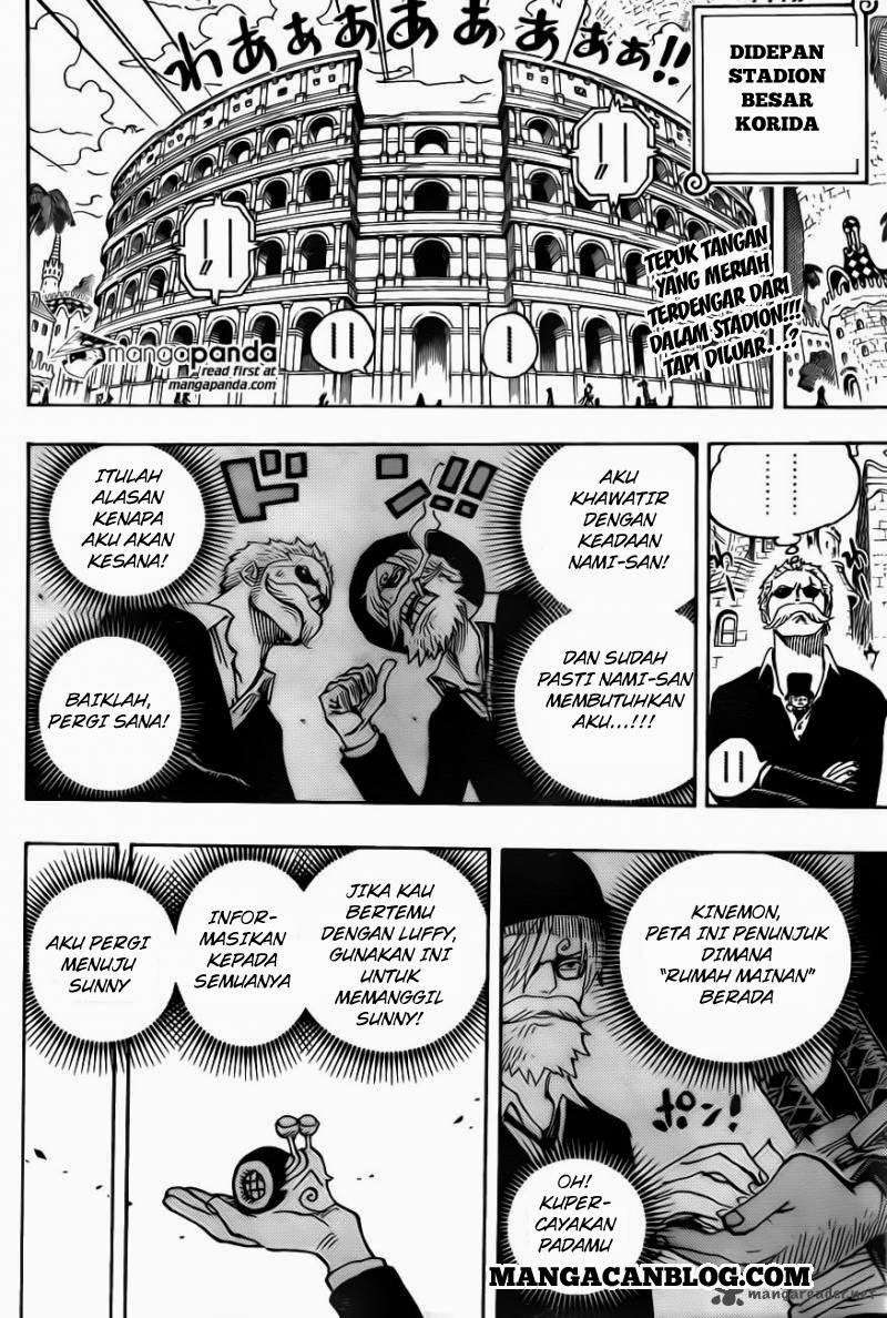 One Piece Chapter 723 page 3