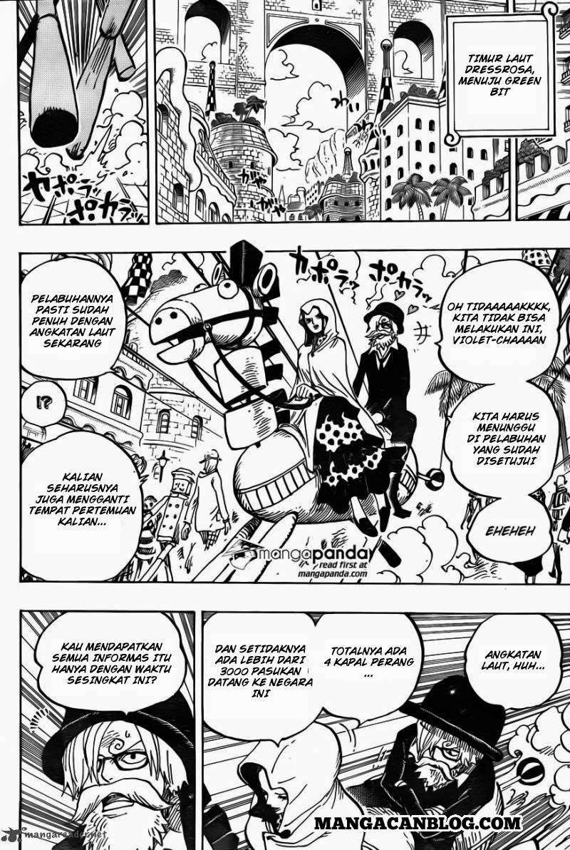 One Piece Chapter 723 page 7