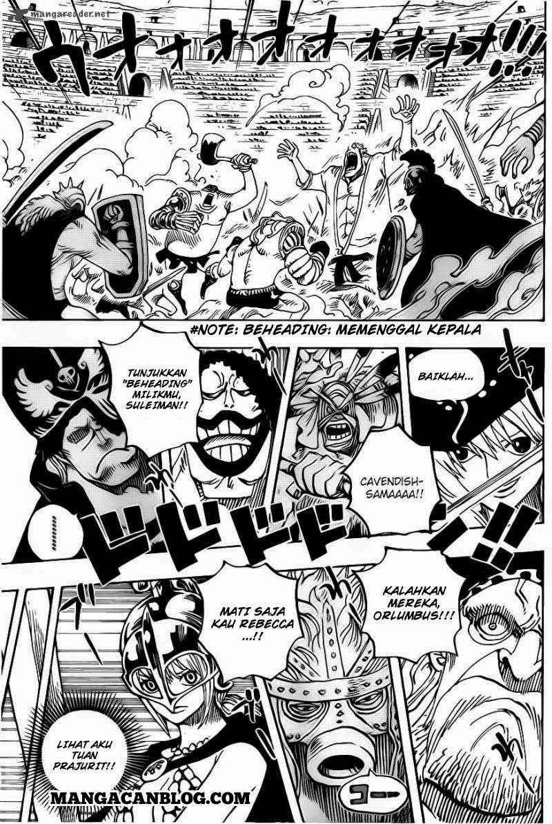 One Piece Chapter 722 page 10