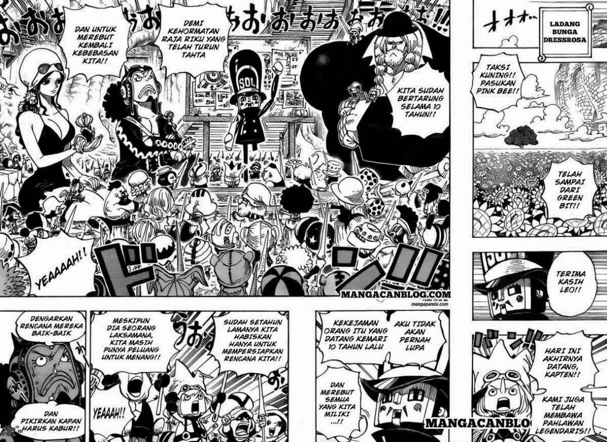 One Piece Chapter 722 page 11