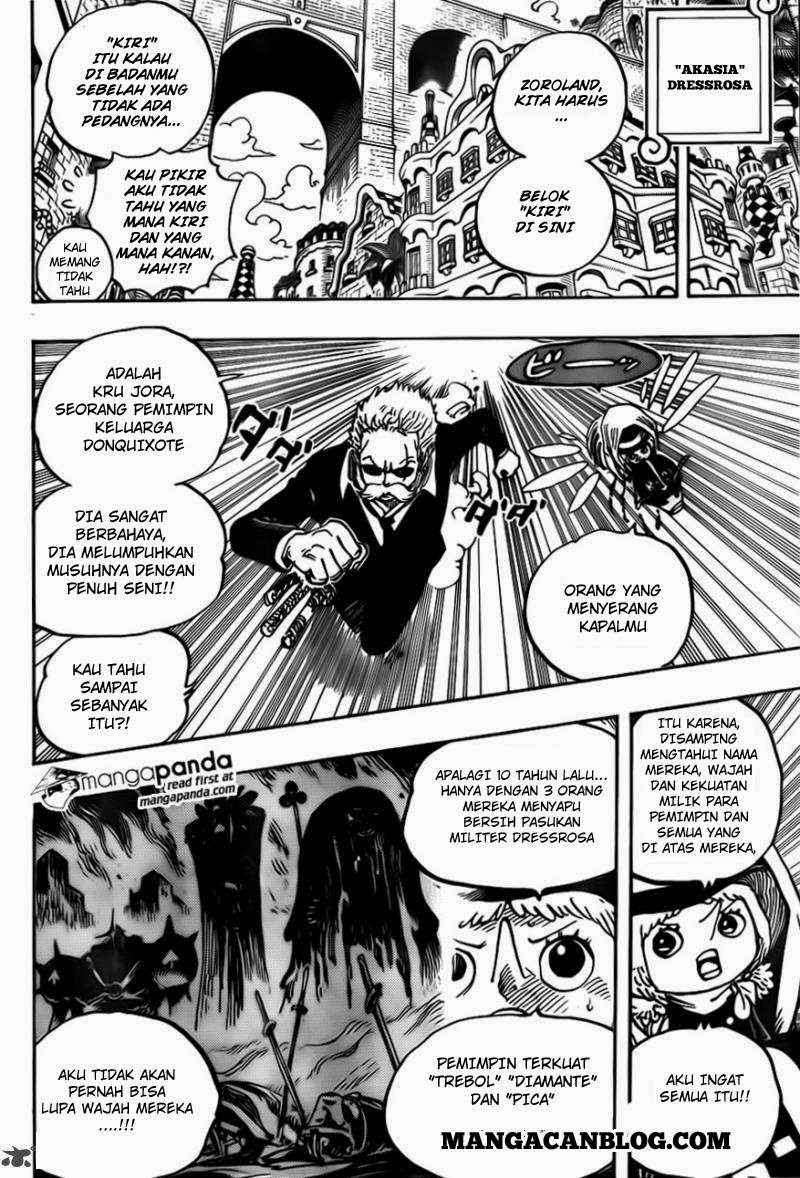 One Piece Chapter 722 page 12