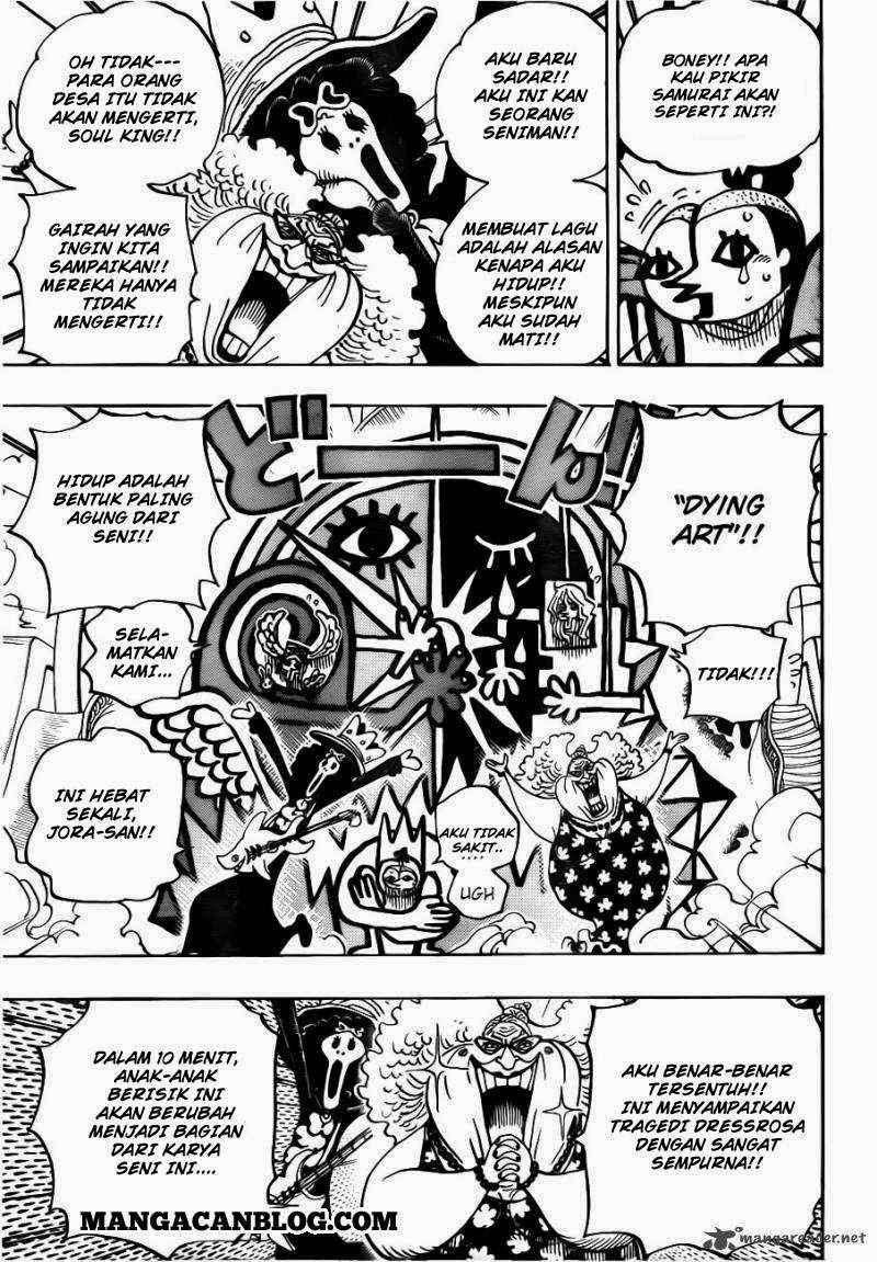 One Piece Chapter 722 page 15