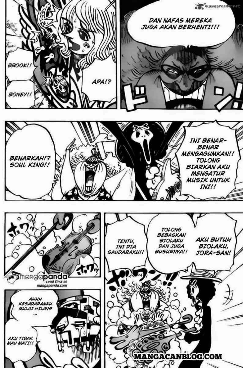One Piece Chapter 722 page 16
