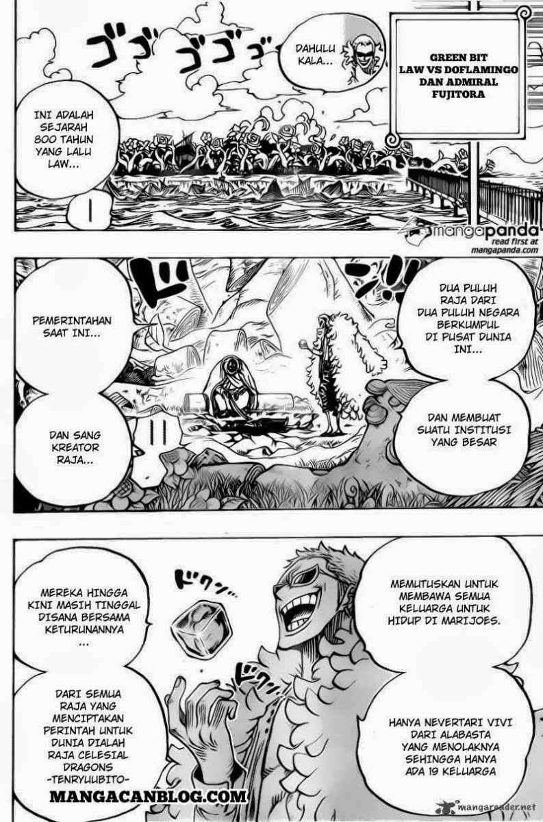 One Piece Chapter 722 page 18