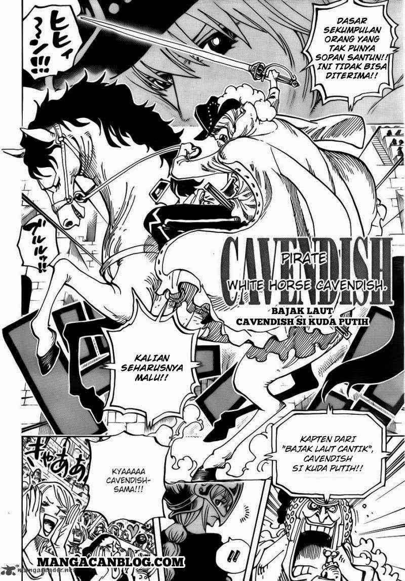 One Piece Chapter 722 page 5