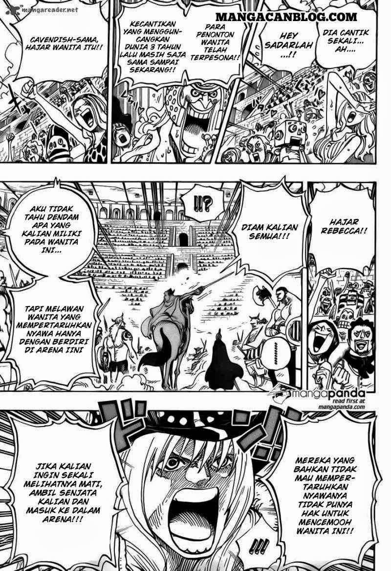 One Piece Chapter 722 page 6
