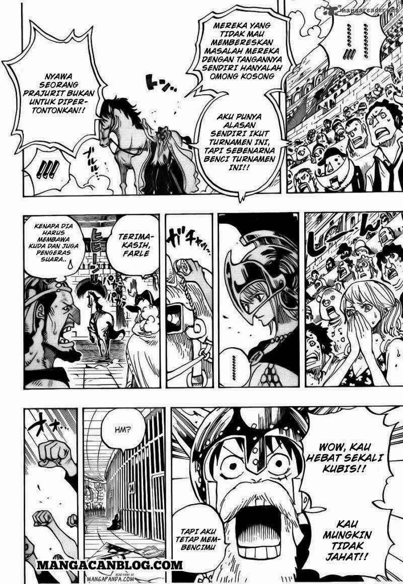 One Piece Chapter 722 page 7
