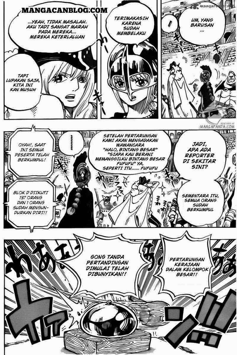 One Piece Chapter 722 page 9