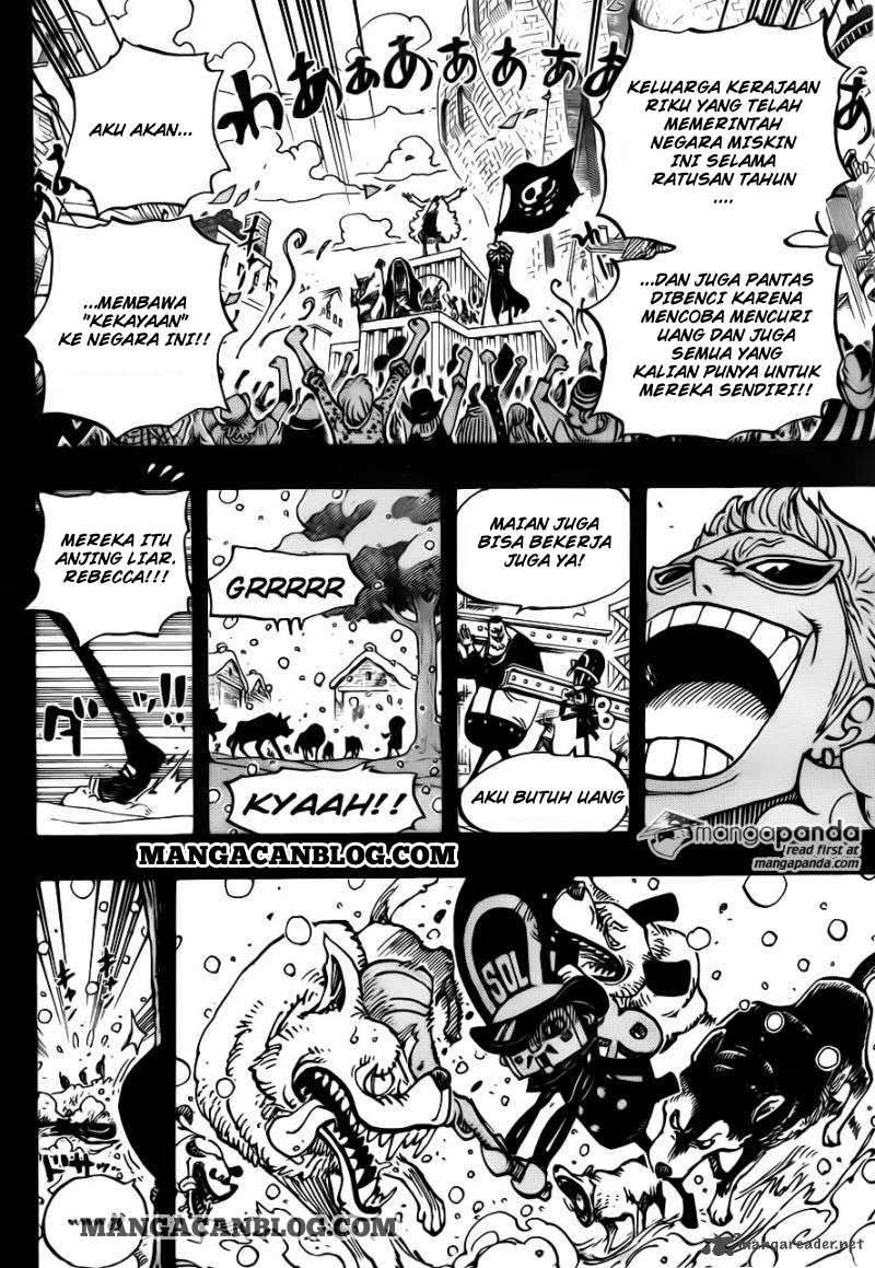 One Piece Chapter 721 page 13