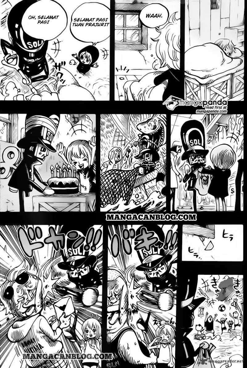 One Piece Chapter 721 page 16