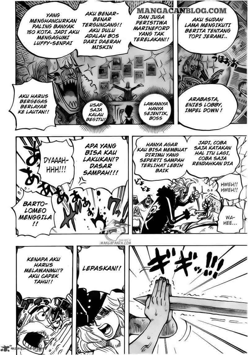 One Piece Chapter 720 page 7