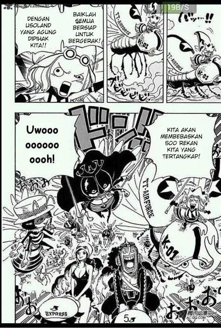 One Piece Chapter 718 page 5