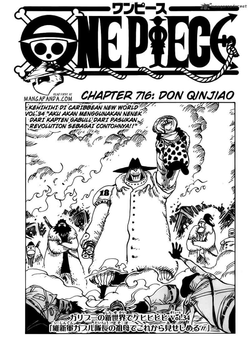 One Piece Chapter 716 page 3