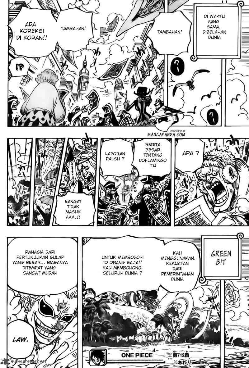 One Piece Chapter 712 page 19
