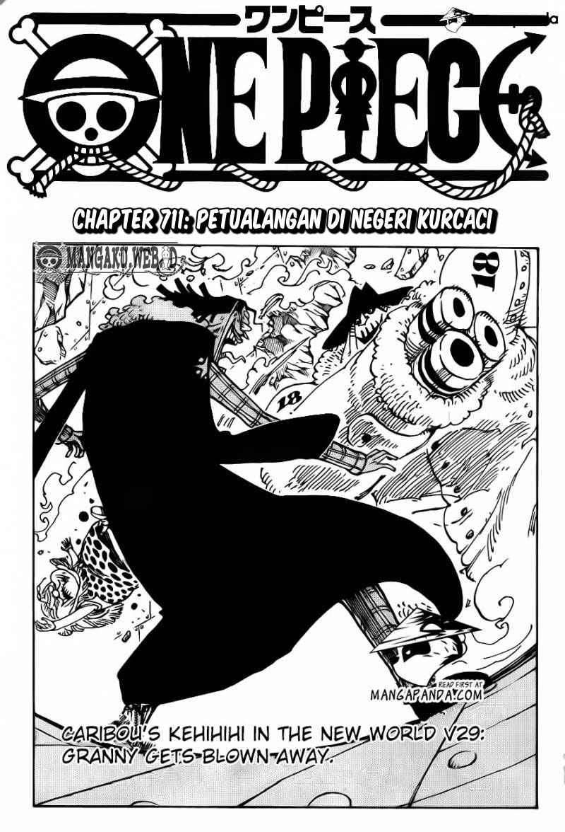 One Piece Chapter 711 page 3