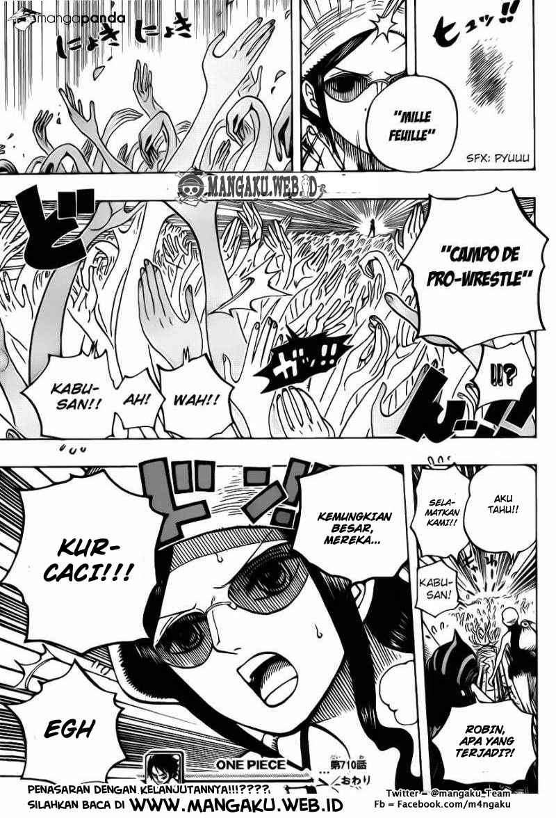 One Piece Chapter 710 page 19
