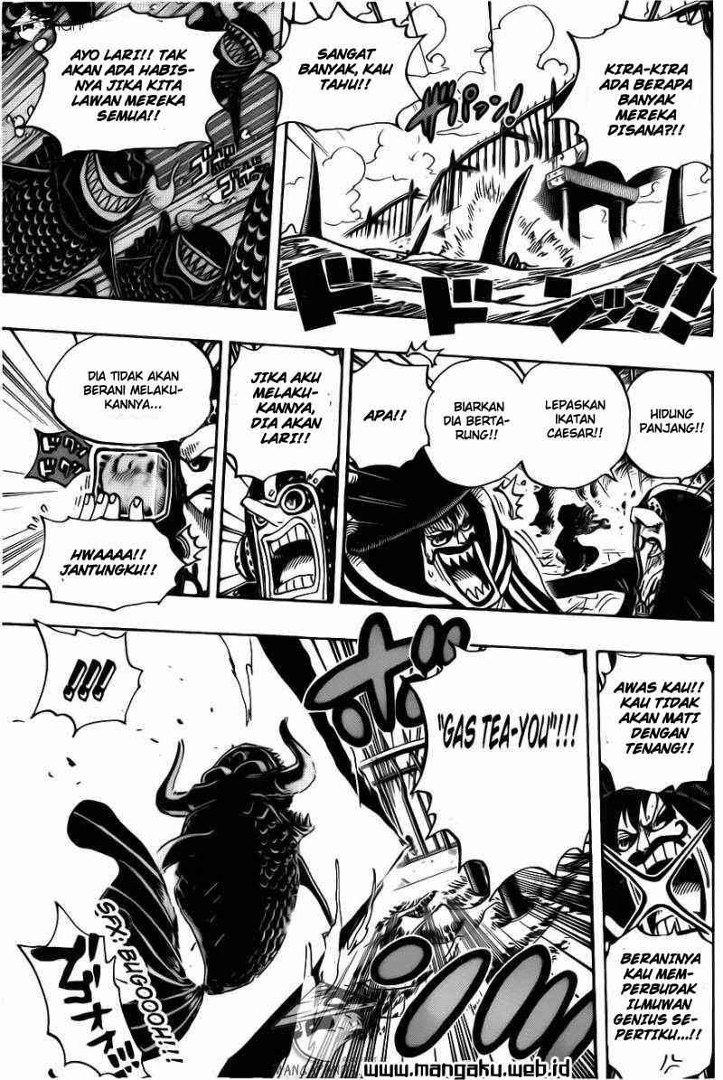 One Piece Chapter 710 page 8