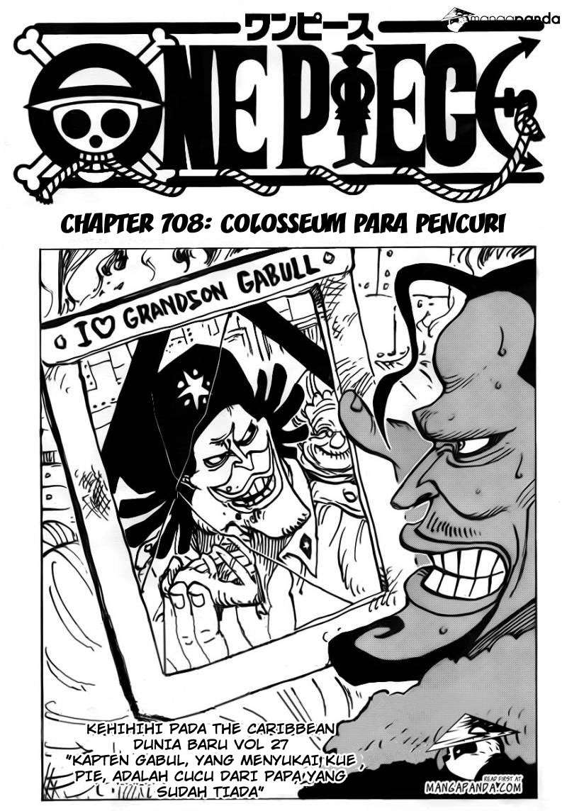 One Piece Chapter 708 page 3