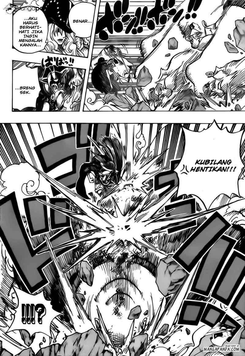 One Piece Chapter 708 page 8