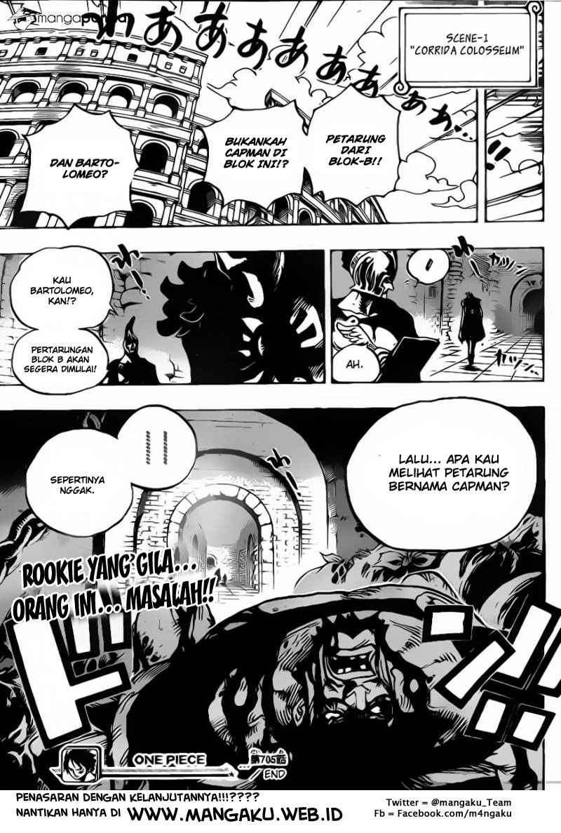 One Piece Chapter 705 page 21