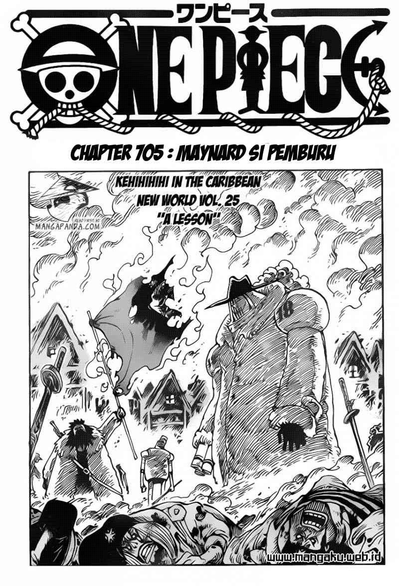 One Piece Chapter 705 page 3