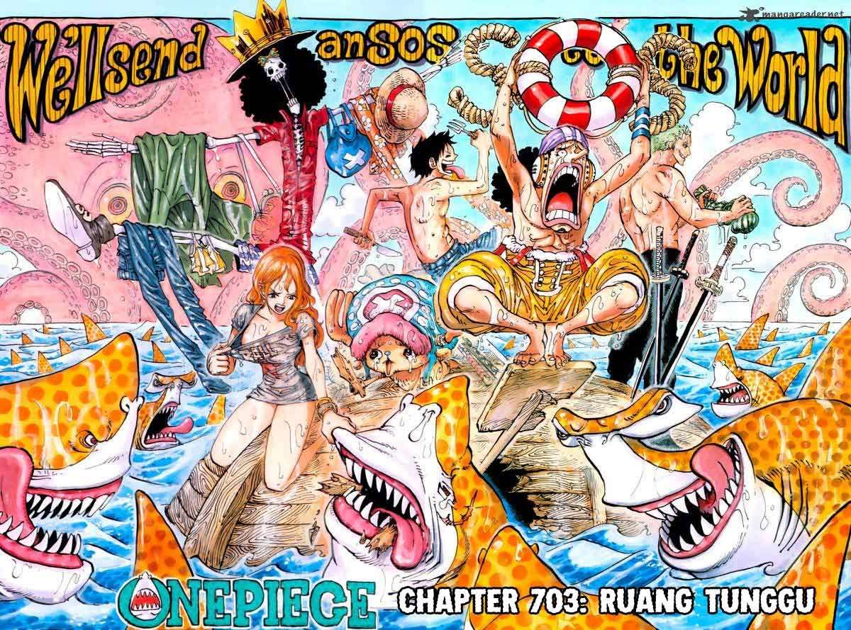 One Piece Chapter 703 page 3