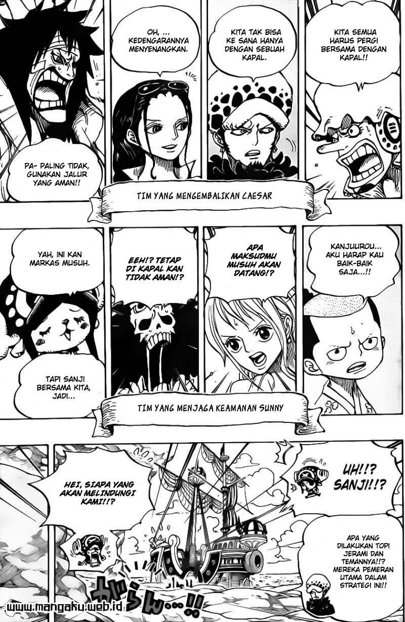 One Piece Chapter 701 page 8