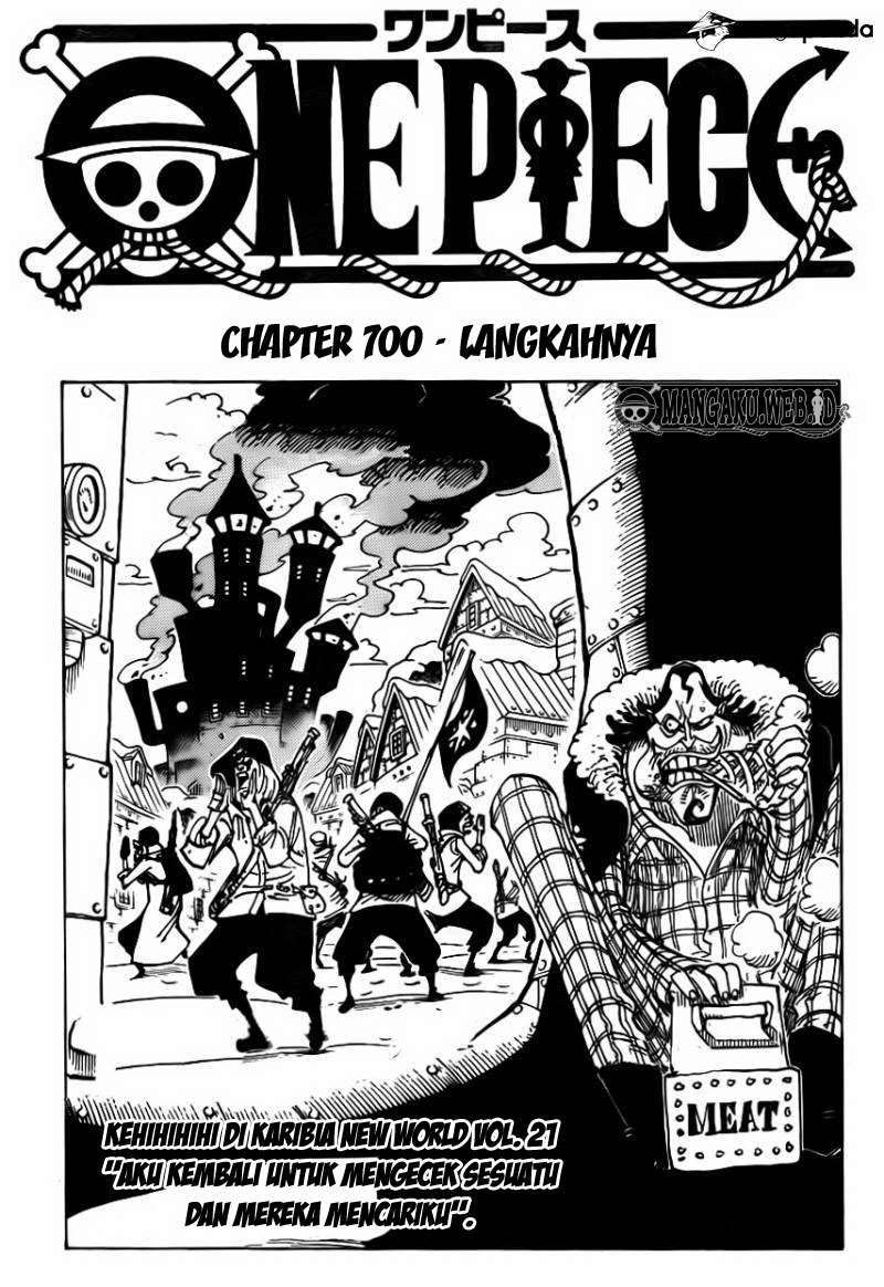 One Piece Chapter 700 page 4