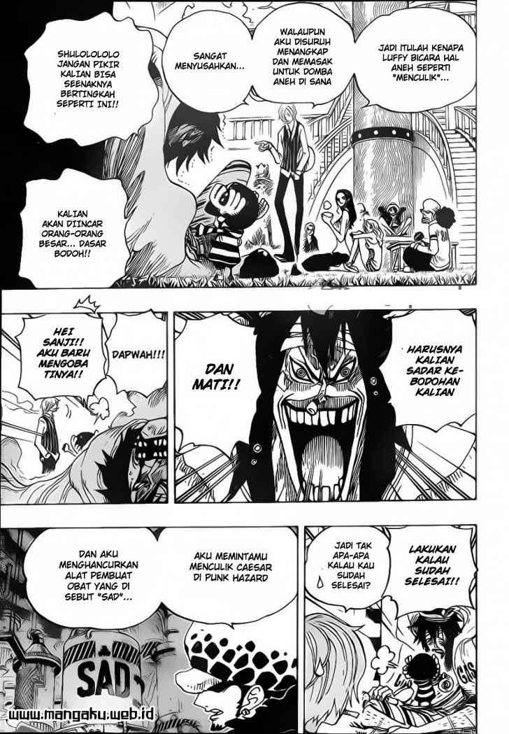 One Piece Chapter 698 page 14