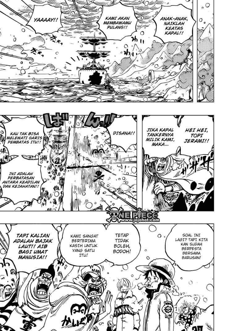 One Piece Chapter 697 page 6