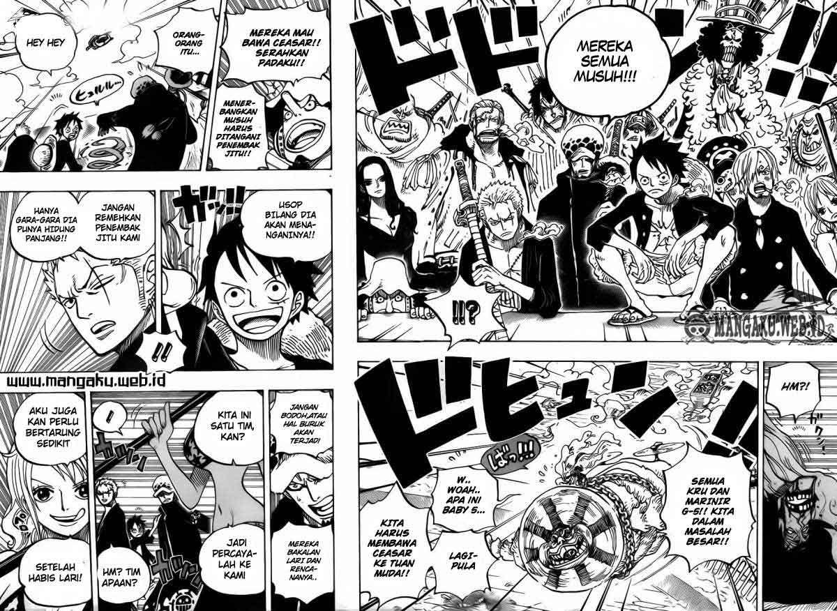 One Piece Chapter 695 page 10