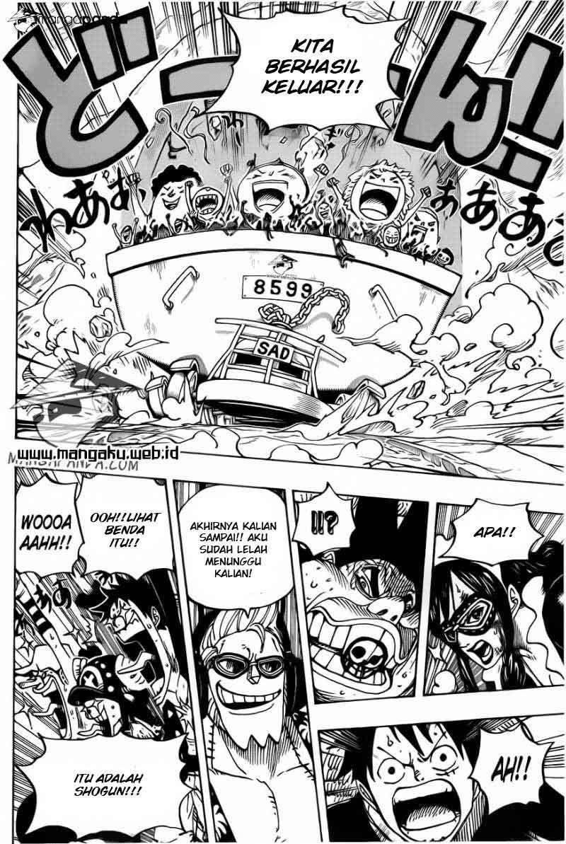 One Piece Chapter 695 page 8