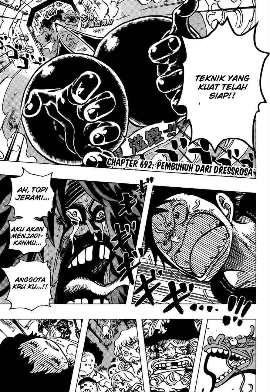 One Piece Chapter 692 page 3
