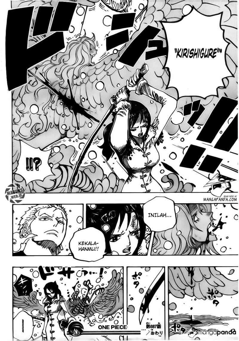 One Piece Chapter 687 page 18