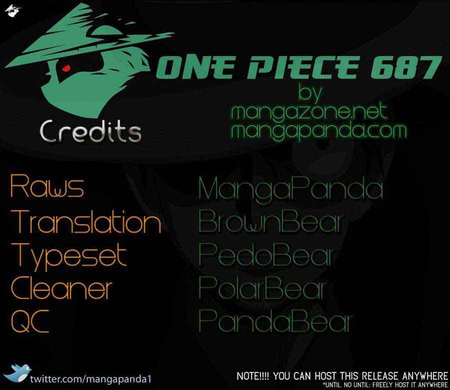 One Piece Chapter 687 page 20