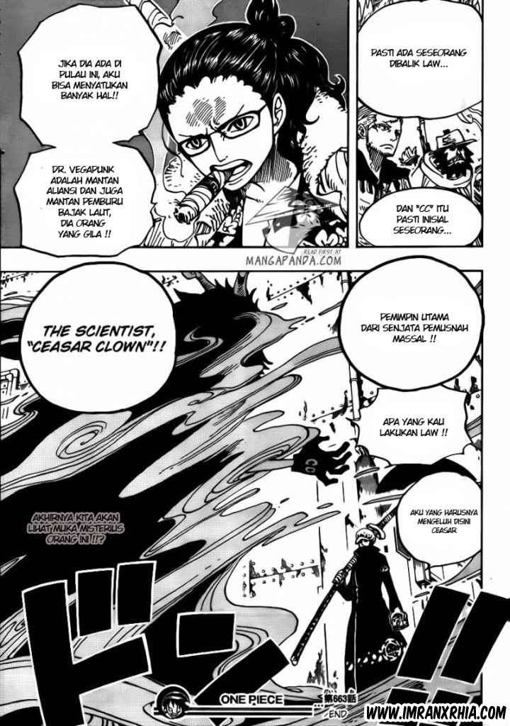 One Piece Chapter 663 page 19