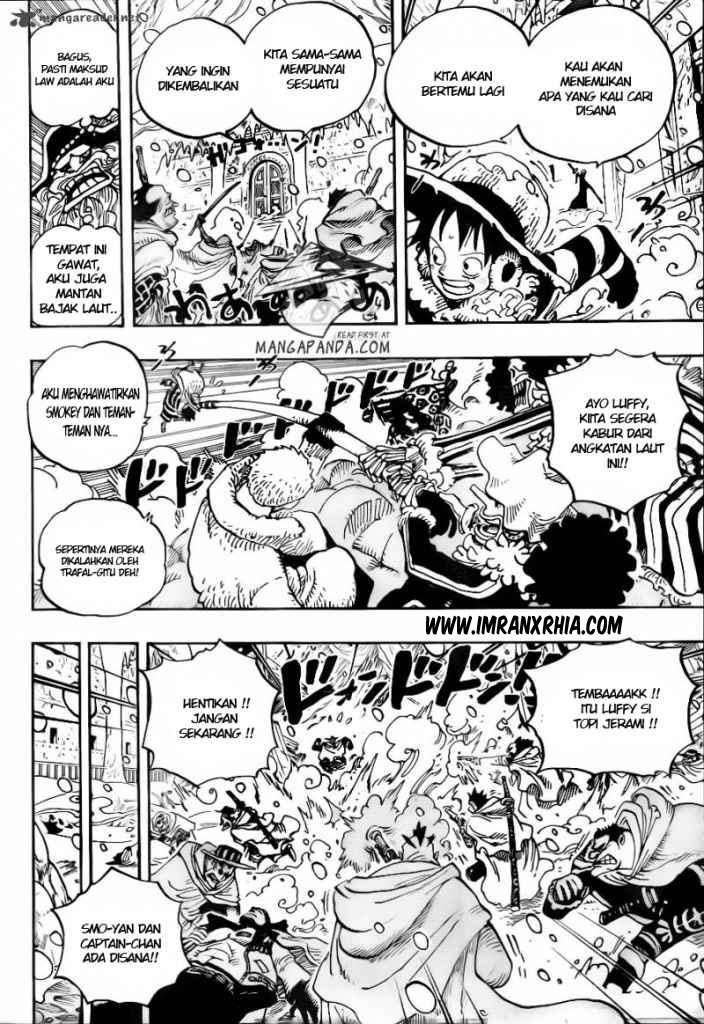 One Piece Chapter 663 page 8