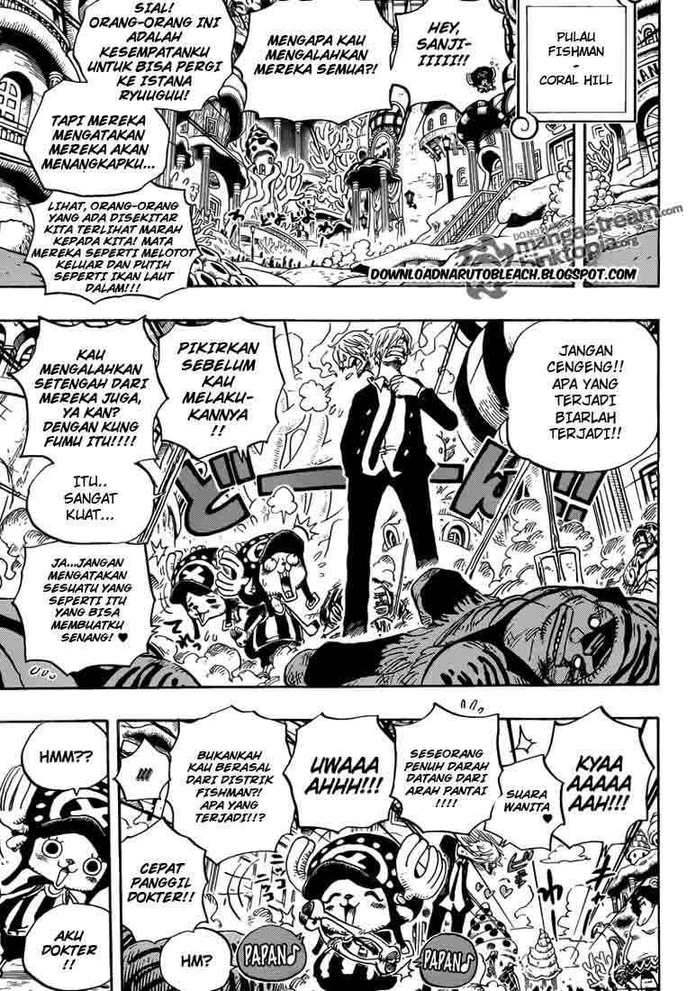 One Piece Chapter 615 page 5