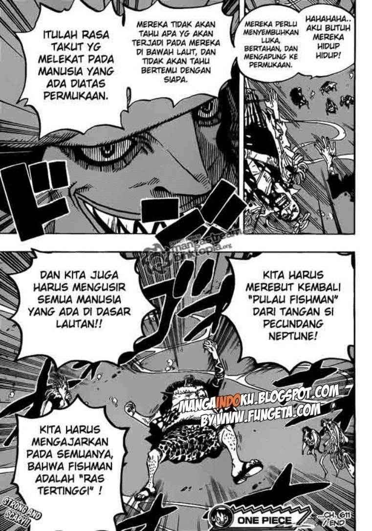 One Piece Chapter 611 page 15