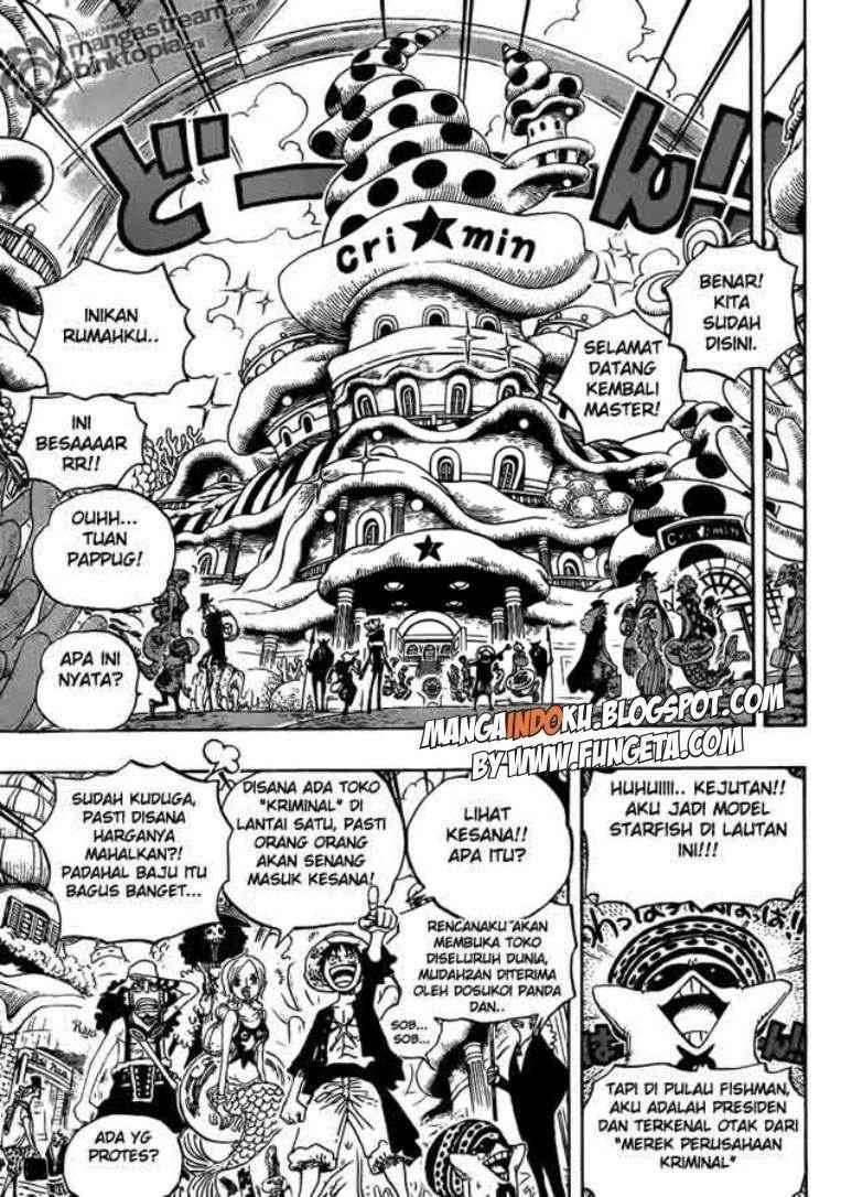 One Piece Chapter 611 page 5